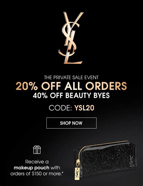 ysl makeup sales|ysl beauty discount.